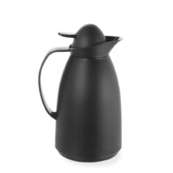 Termos - 1 L - negru | Hendi 449608 Termosul - 1 L - negru | Hendi 449608 este un termos elegant, destinat atât unităților de gastronomie, cât și uzului casnic, care menține fiabil temperatura băuturilor calde și reci.