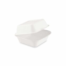 Cutie burger din trestie de zahăr 152 x 150 x 78 mm [50 buc]