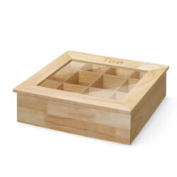 Cutie din lemn pentru ceai - 300x280x90 mm | Hendi 456514 Cutia din lemn pentru ceai - 300x280x90 mm | Hendi 456514 este un accesoriu elegant și practic, ideal atât ca un cadou pentru iubitorii de ceai, cât și ca element stilat pentru hoteluri, cafenele sau restaurante.