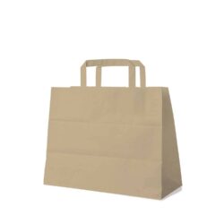 Pungă din hârtie maro 32+16 x 27 cm [250 buc]