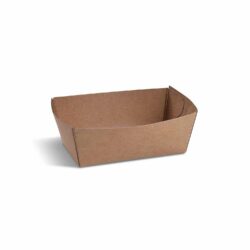 Bol din hârtie (FSC Mix) rezistentă la grăsime kraft 100 x 60 x 40 mm 250ml [250 buc]