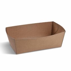 Bol din hârtie (FSC Mix) rezistentă la grăsime kraft 165 x 90 x 60 mm 1000ml [100 buc]