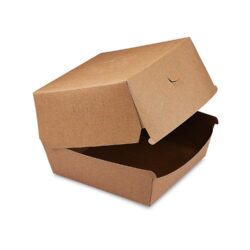 Cutie burger (PAP FSC Mix) rezistent la grăsime kraft 135 x 135 x 100 mm [50 buc]