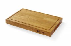 Platou de servire - 420x280x40 mm | Hendi 505489 Platoul de servire - 420x280x40 mm | Hendi 505489 este fabricat din lemn de stejar de calitate și rezistent, care conferă platoului un aspect unic.