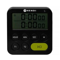 Cronometru de bucătărie negru - 82x20x88 mm | Hendi 582046 este un ajutor practic de bucătărie, potrivit nu doar pentru bucătăriile profesionale, ci și pentru gospodărie.