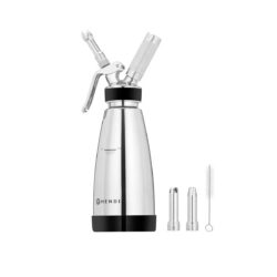 Sifon termic pentru frișcă - 0,5 L | Hendi 588697 este un instrument fiabil pentru prepararea eficientă a frișcii, a spumelor și a sosurilor în unitățile HoReCa profesionale.