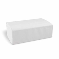 Prosop din hârtie ZZ pliat V, 2 straturi alb 23 x 23 cm [3200 buc]