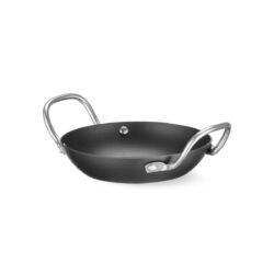 Tigaia wok - Ø 164 mm | Hendi 627921 are două mânere practice, care ușurează manevrarea la servirea preparatelor.