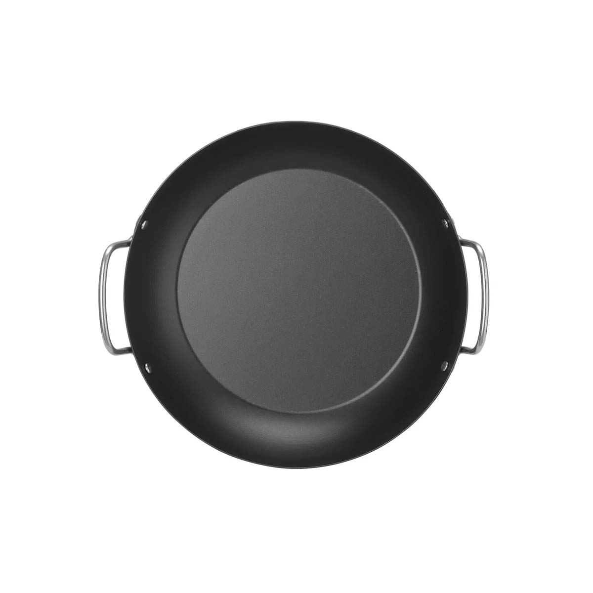 Tigaia wok - Ø 204 mm | Hendi 627945 are două mânere practice, care ușurează manevrarea la servirea preparatelor.