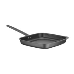 Tigaia grill 480x282 mm Hendi 627983 vă ajută, prin distribuția uniformă a căldurii, să obțineți carne sau legume perfect rumenite.