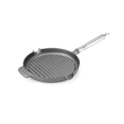 Tigaia grill din fontă 398x265x48 mm Hendi 629925 este destinată plitelor pe gaz, electrice, ceramice și cu inducție.