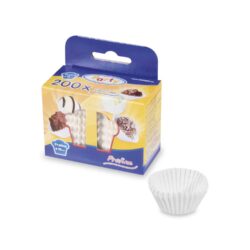 Formă din hârtie pentru copt (PAP) albă Ø25 x 18 mm [200 buc]