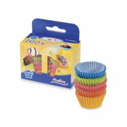 Formă din hârtie pentru copt (PAP) mix de culori Ø25 x 18 mm [200 buc]