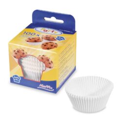 Formă din hârtie pentru copt (PAP) albă Ø50 x 30 mm [100 buc]