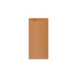 Pungă din hârtie (FSC Mix) cu pliu lateral, maro, 10+5 x 22 cm `0,5kg` [100 buc]