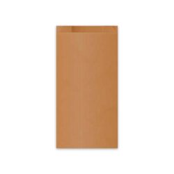 Pungă din hârtie (FSC Mix) cu pliu lateral, maro, 14+7 x 29 cm `1,5kg` [100 buc]