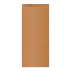 Pungă din hârtie (FSC Mix) cu pliu lateral, maro, 15+7 x 35 cm `2,5kg` [100 buc]
