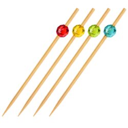 Scobitoare finger food (bambus FSC 100%) Perlă 12cm [100 buc]