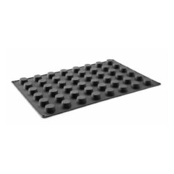Forma de silicon MINI-MUFFIN 570x375x25 mm Hendi 677230 are o utilizare universală în cofetărie, cu dimensiunile L570 x l375 x H25 mm.
