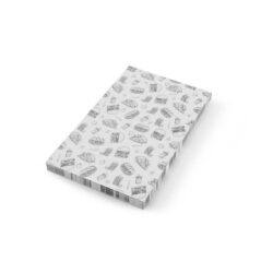 Hârtie pergament de calitate - 250x350 mm - alb-negru | Hendi 678275