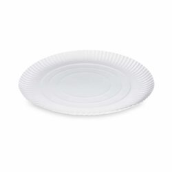 Farfurie din hârtie adâncă albă Ø29cm RECY [50 buc]