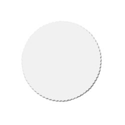 Platou din carton pentru tort, albă, Ø28cm RECY [100 buc]