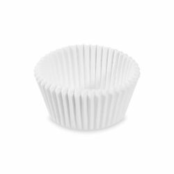 Cupă de hârtie pentru patiserie (PAP) albă Ø45 x 25 mm [1000 buc]