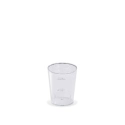 Pahar cristal (PS) Ø43mm 2cl/4cl [50 buc]