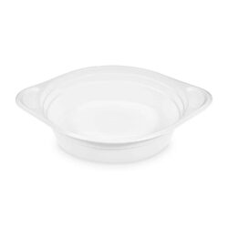 Bol (PP) cu urechiușe, alb, 350ml [100 buc]