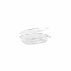 Bol (PP) cu capac, oval, transparent, 125ml [50 buc]