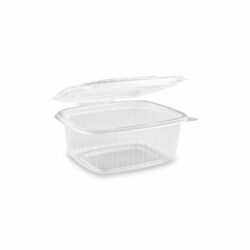 Bol (PP) cu capac, oval, transparent, 500ml [50 buc]