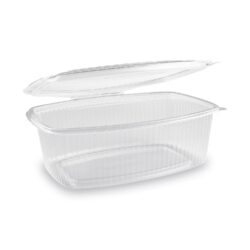 Bol (PP) cu capac, oval, transparent, 2000ml [25 buc]