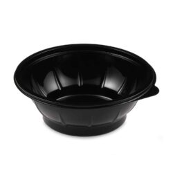 Bol pentru salată (rPET) negru Ø176mm 600ml [50 buc]