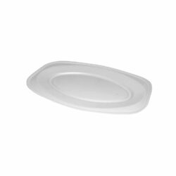 Tavă (XPS) ovală albă 45 x 30,5 cm [10 buc]