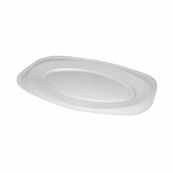 Tavă (XPS) ovală albă 55 x 36 cm [10 buc]