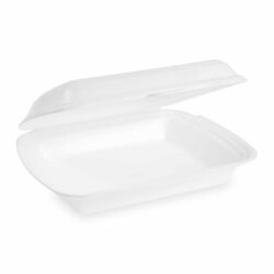 Cutie meniu (XPS) fără compartimente albă 241 x 207 x 69 mm [125 buc]
