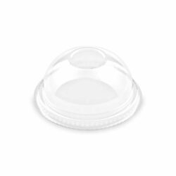 Capac bombat (PET) pentru pahar Ø78mm [50 buc]