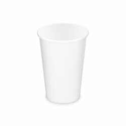 Pahar din hârtie alb Ø80mm 330ml `ML: 0,3L/10oz` [50 buc]