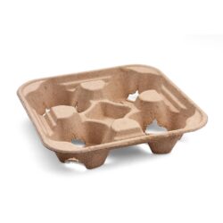 Tavă (PAP) pentru 4 pahare 22 x 22 cm [50 buc]
