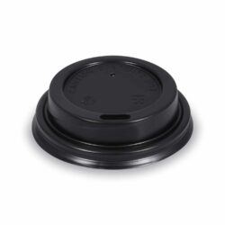 Capac bombat (PS) negru Ø62mm [50 buc]