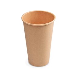 Pahar din hârtie kraft Ø90mm 510ml `XL: 0,4L/16oz` [50 buc]