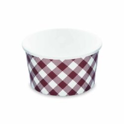 Bol din hârtie (PAP/PE) Karo Ø115mm 350ml `S` [50 buc]