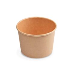 Bol din hârtie (PAP/PE) kraft Ø115mm 500ml `M` [50 buc]