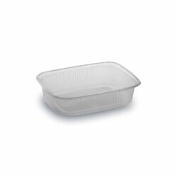 Caserolă (PP) dreptunghiulară transparentă 108 x 81 mm 125ml