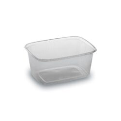 Caserolă (PP) dreptunghiulară transparentă 108 x 81 mm 250ml