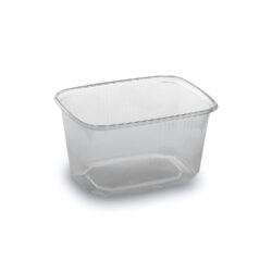 Caserolă (PP) dreptunghiulară transparentă 108 x 81 mm 300ml
