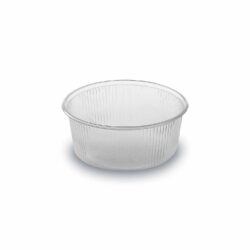 Caserolă (PP) rotundă transparentă Ø101mm 200ml