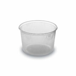 Caserolă (PP) rotundă transparentă Ø101mm 300ml