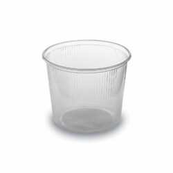 Caserolă (PP) rotundă transparentă Ø101mm 400ml