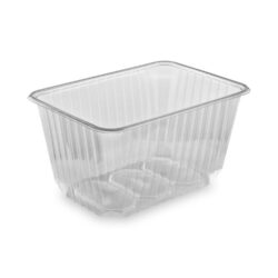 Tăviță (PP) dreptunghiulară transparentă 186 x 133 mm 1500ml